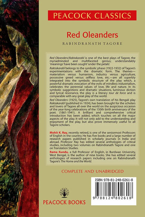 Red Oleanders: A Drama in One Act by Rabindranath Tagore