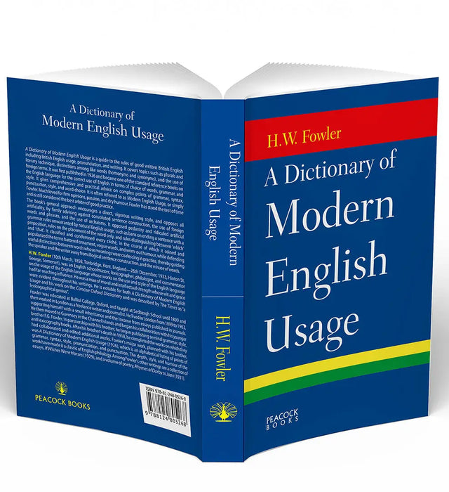 A Dictionary of Modern English Usage by H.W. Fowler