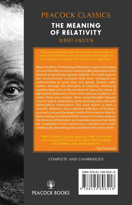 The Meaning of Relativity by Albert Einstein
