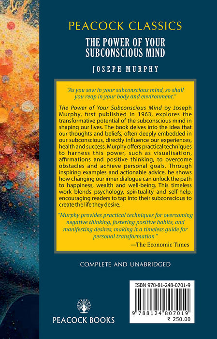 The Power of Your Subconscious Mind: One of the Most Powerful Self-Help Guides Ever Written by Joseph Murphy