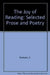 Joy Of Reading:Selected Prose And Poetry by Narayan Shyamal