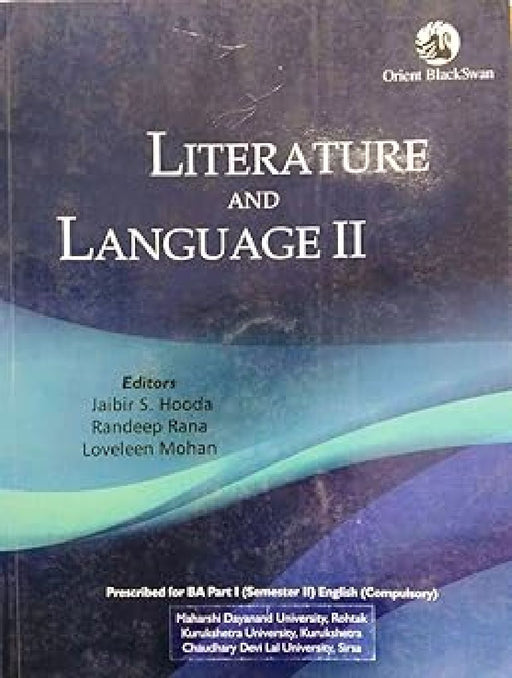 Literature And Language Ii (Md University) by Jaibir Hooda