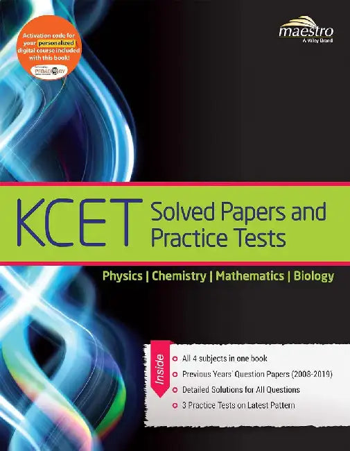 Wiley's KCET Solved Papers and Practice Tests by Wiley Editorial