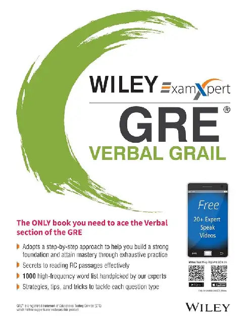 Wiley's ExamXpert GRE Verbal Grail by Wiley India