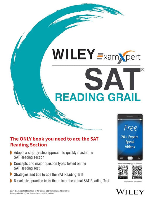 Wiley's ExamXpert SAT Reading Grail by Wiley India