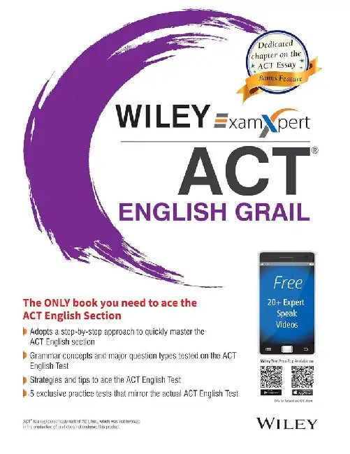 Wiley's ExamXpert ACT English Grail by Wiley India