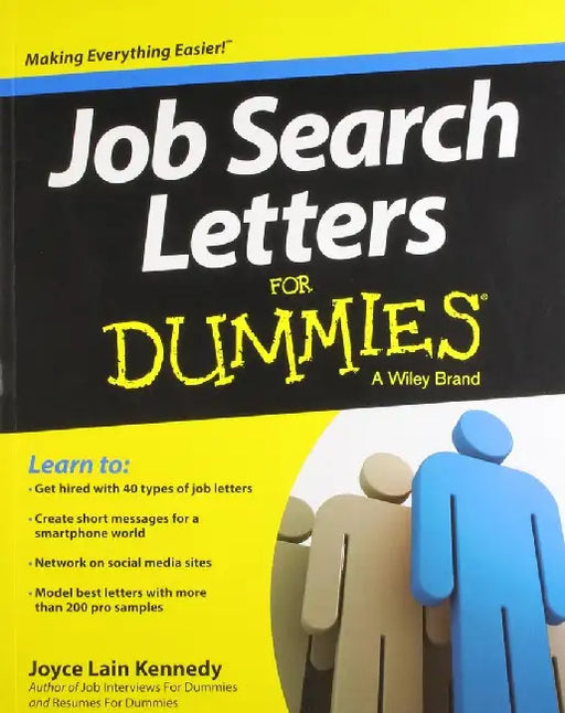 Job Search Letters for Dummies by Joyce Lain Kennedy