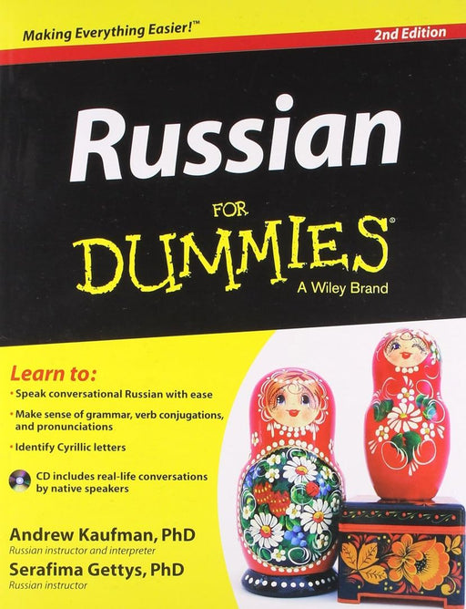 Russian for Dummies, 2ed by Andrew Kaufman, Serafima Gettys