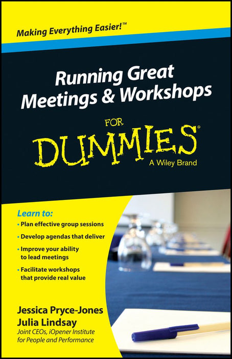 Running Great Meeting & Workshops for Dummies by Jessica Pryce-Jones