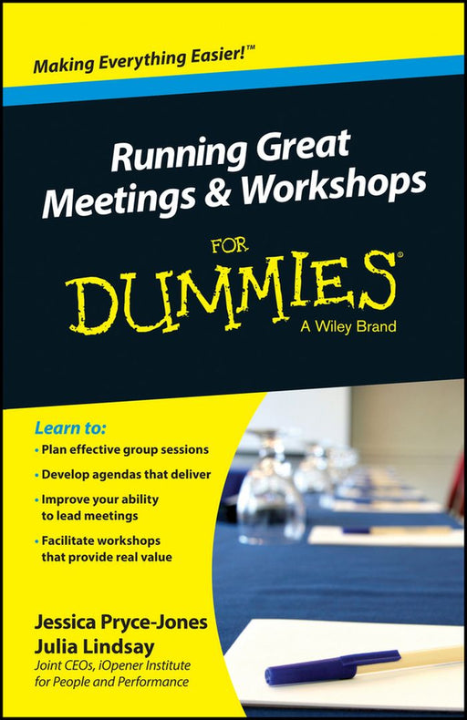 Running Great Meeting & Workshops for Dummies by Jessica Pryce-Jones