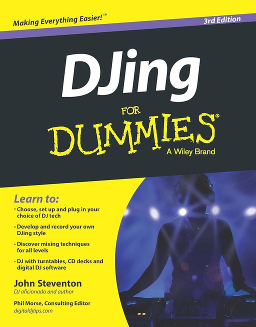 DJing for Dummies, 3ed by John Steventon