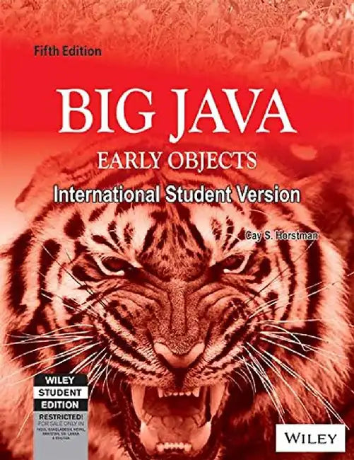 Big Java Early Objects, 5ed, ISV by Cay S. Horstman