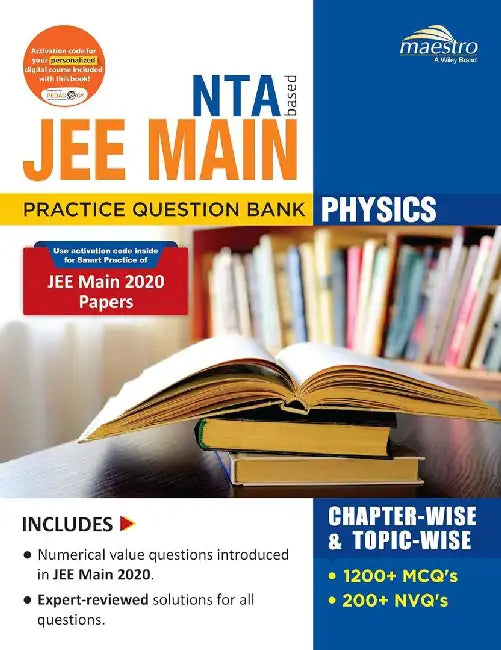 Wiley's NTA based JEE Main Practice Question Bank Chapter-wise & Topic-wise, Physics by Wiley Editorial