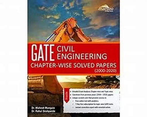 Wiley's GATE Civil Engineering Chapter-wise Solved Papers (2000-2020) by Dr. Mahesh Mungule, Dr. Rahul Deshpande