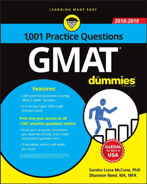 1,001 GMAT Practice Questions For Dummies by Sandra Luna McCune, Shannon Reed