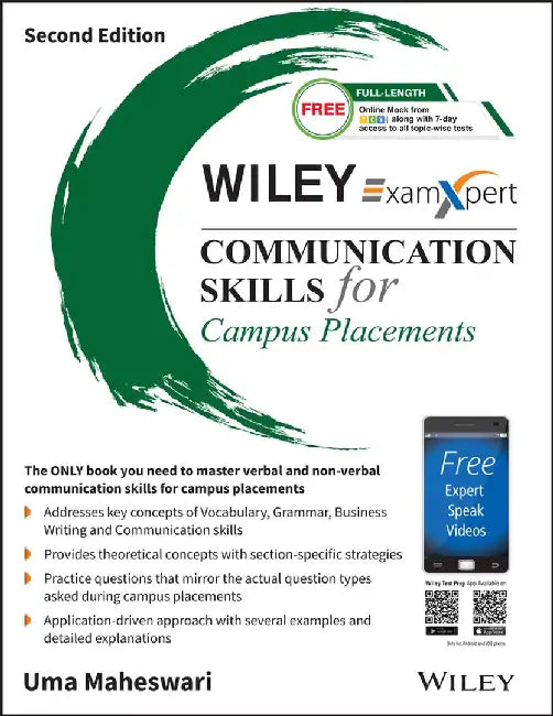 Wiley's ExamXpert Communication Skills for Campus Placements, 2ed by Uma Maheswari