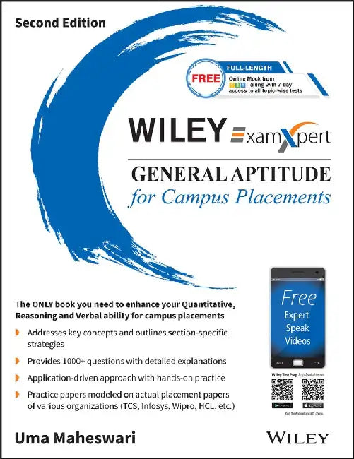 Wiley's ExamXpert General Aptitude for Campus Placements, 2ed by Uma Maheswari