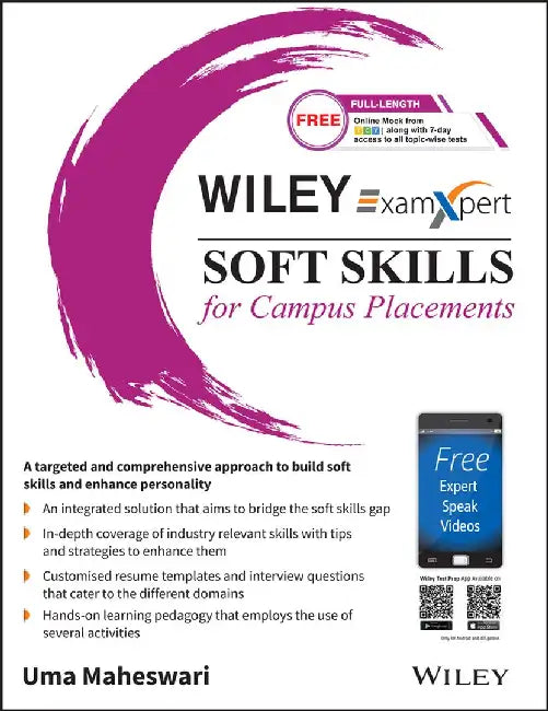 Wiley's ExamXpert Soft Skills for Campus Placements by Uma Maheswari