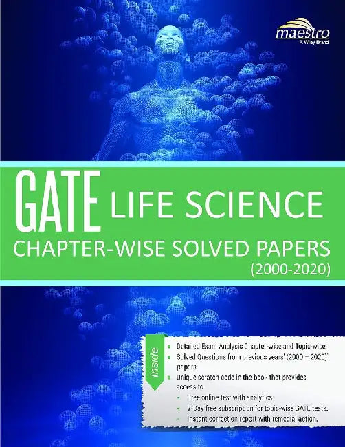Wiley's GATE Life Science Chapter-Wise Solved Papers (2000-2020) by Wiley Editorial