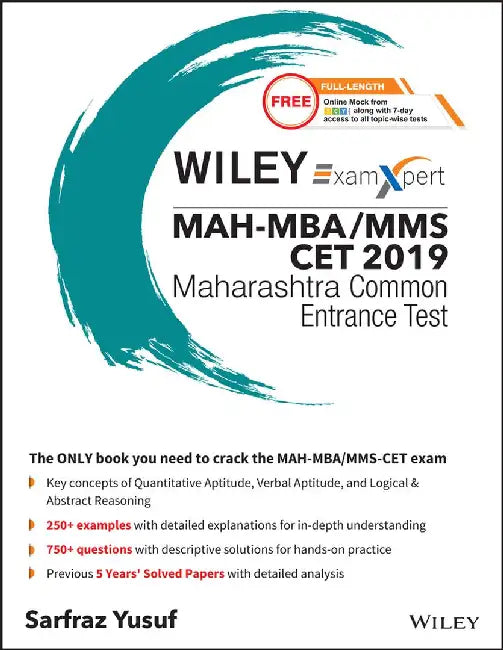 Wiley's ExamXpert MAH-MBA/MMS CET 2019 Maharashtra Common Entrance Test by Sarfraz Yusuf