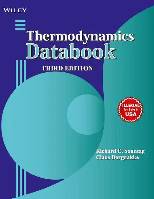 Thermodynamics Databook, 3ed by Claus Borgnakke, Richard E. Sonntag
