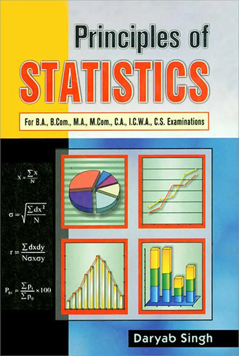 Principles of Statistics  (MULTI VOL SET 2 Vols.) by Daryab Singh