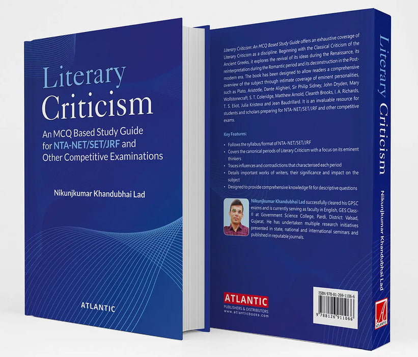 Literary Criticism: An MCQ Based Study Guide for NTA-NET/SET/JRF and Other Competitive Examinations by Nikunjkumar Khandubhai Lad