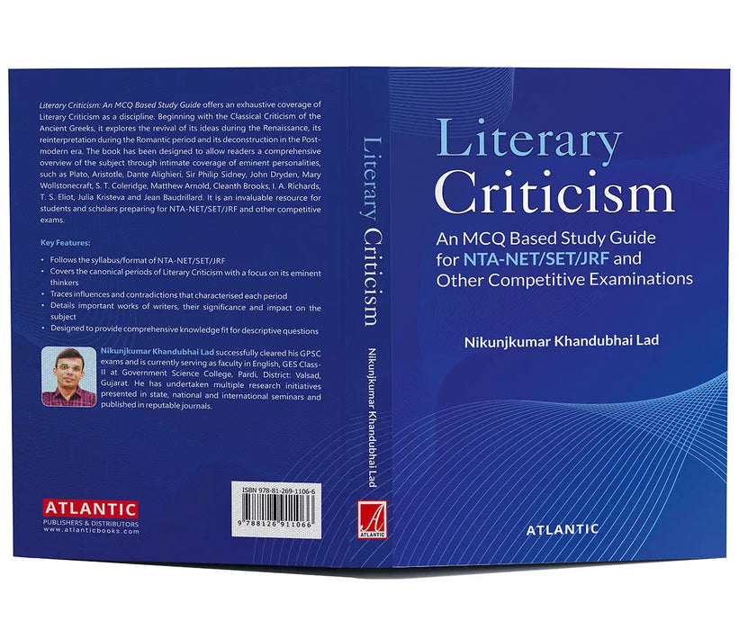Literary Criticism: An MCQ Based Study Guide for NTA-NET/SET/JRF and Other Competitive Examinations by Nikunjkumar Khandubhai Lad