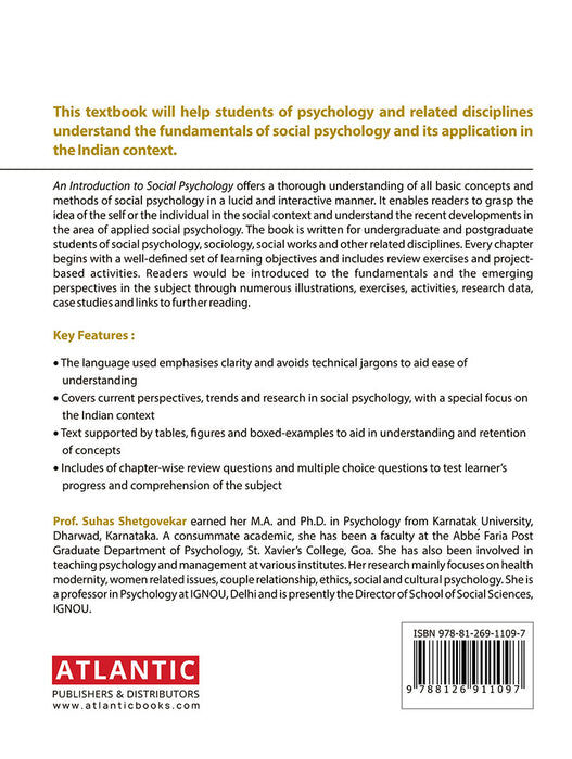 An Introduction to Social Psychology