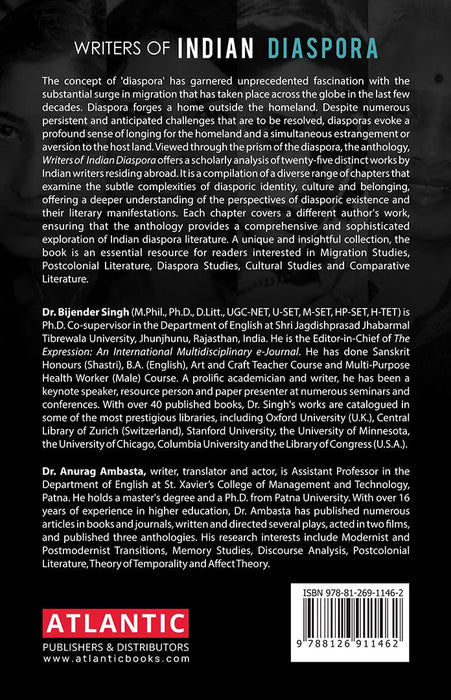 Writers of Indian Diaspora by Bijender Singh