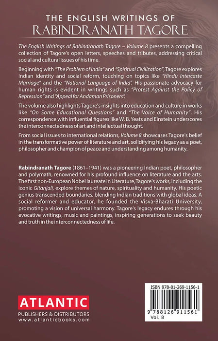 The English Writings Of Rabindranath Tagore: Miscellaneous Writings (Vol. 8) by Rabindranath Tagore