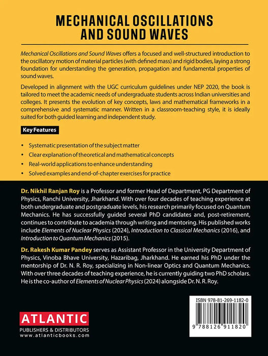 Mechanical Oscillations and Sound Waves by Dr. Nikhil Ranjan Roy