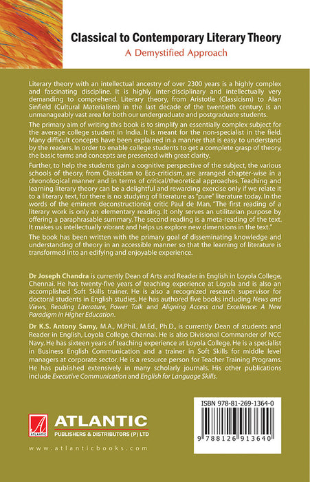 Classical to Contemporary Literary Theory: a Demystified Approach