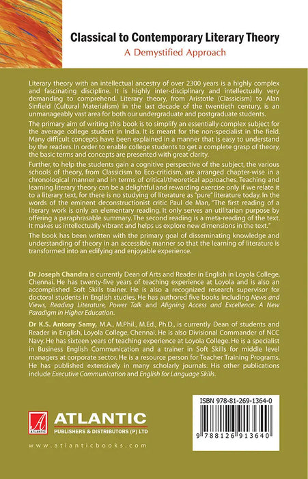 Classical to Contemporary Literary Theory: a Demystified Approach by Joseph Chandra