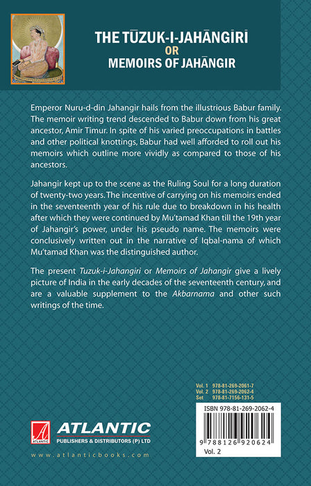 The Tuzuk-I-Jahangiri Or Memoirs Of Jahangir  (Vol. 2)