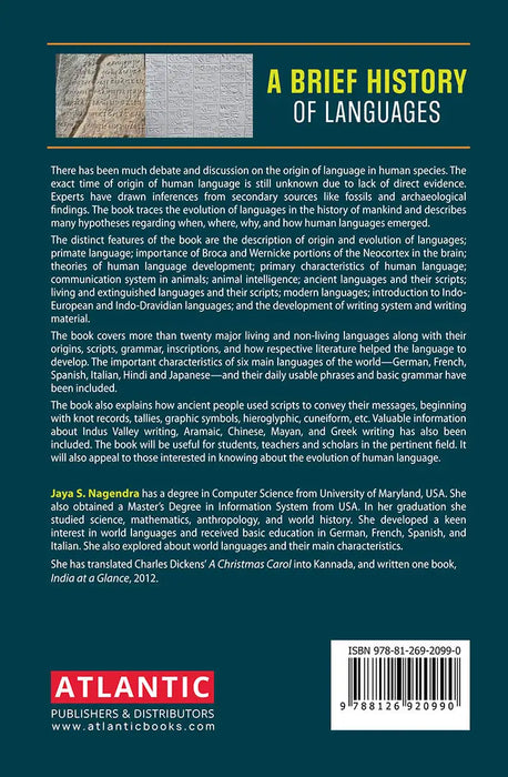 A Brief History Of Languages by Jaya S. Nagendra