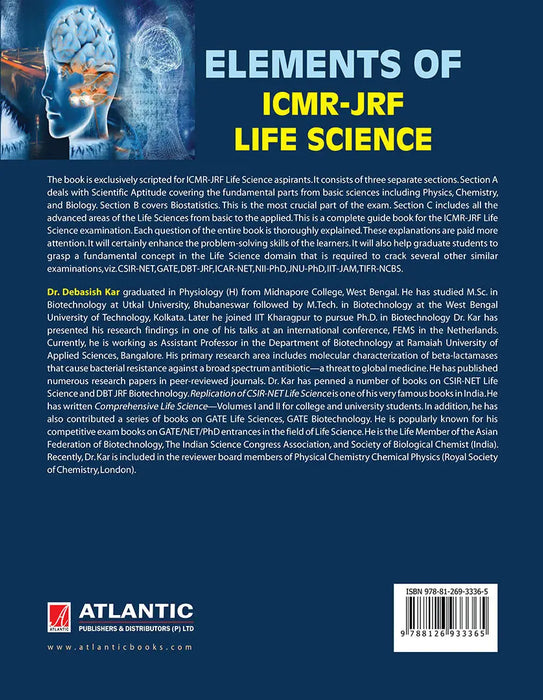Elements of ICMR-JRF Life Science by Dr. Debasish Kar