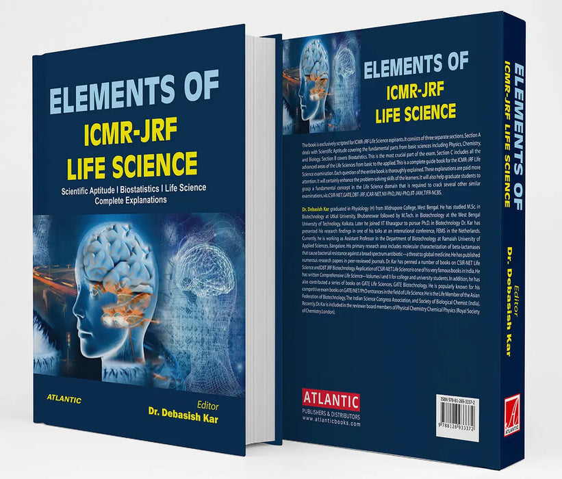 Elements of ICMR-JRF Life Science by Dr. Debasish Kar