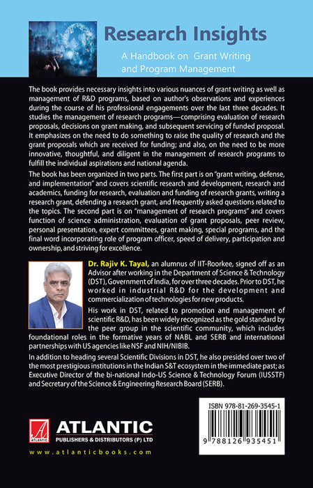 Research Insights A Handbook on Grant Writing and Program Management