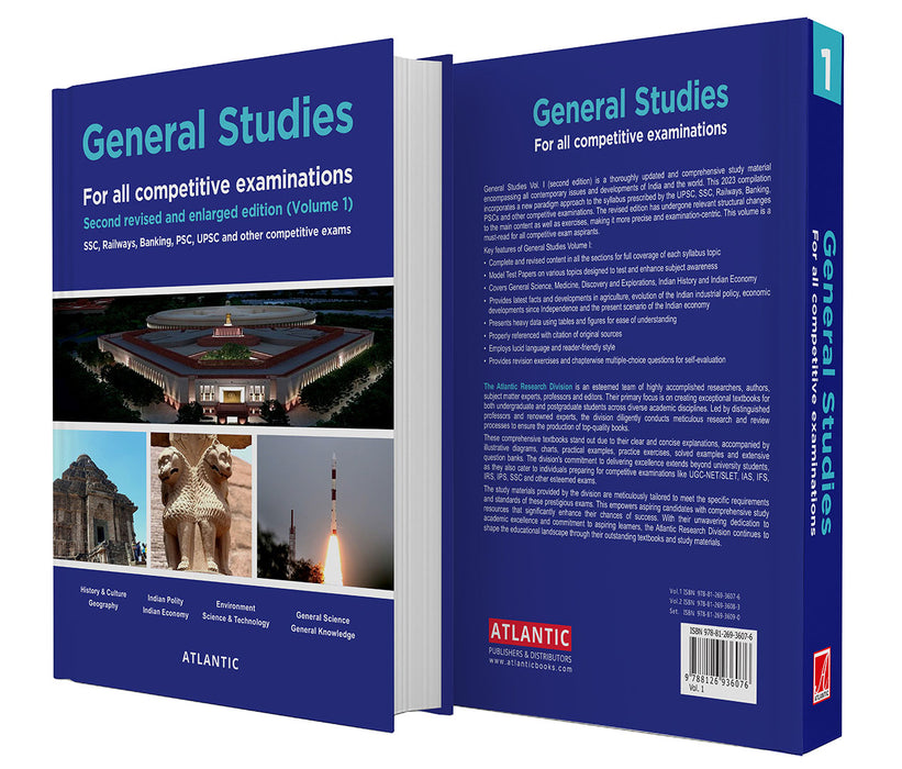 General Studies: For all competitive examinations,SSC, Railways, Banking, PSC, UPSC, and other competitive exams (Vol. 1)