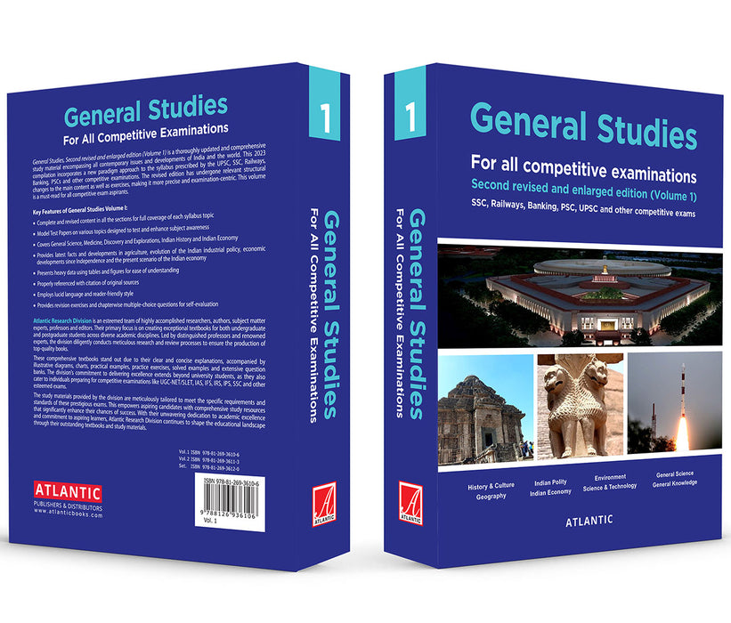General Studies: For all competitive examinations,SSC, Railways, Banking, PSC, UPSC, and other competitive exams (Vol. 1)