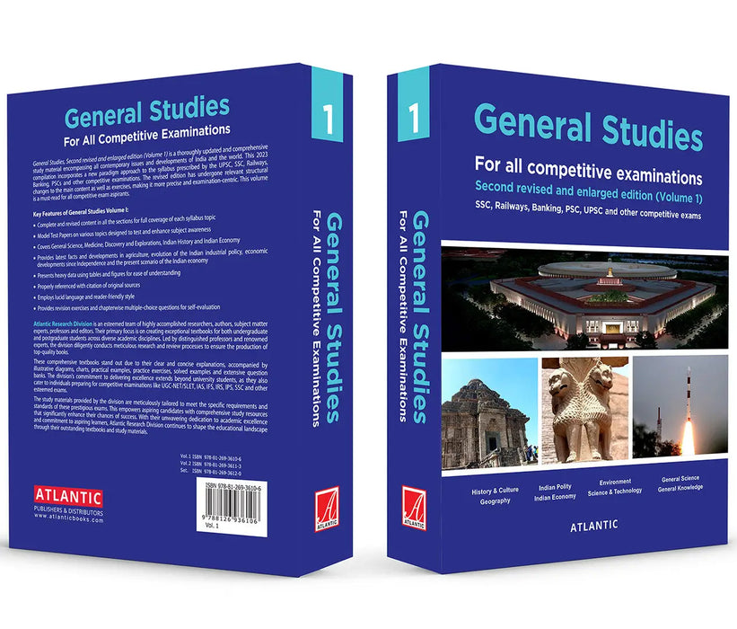 General Studies: For all competitive examinations,SSC, Railways, Banking, PSC, UPSC, and other competitive exams (Vol. 1) by Atlantic Research Division