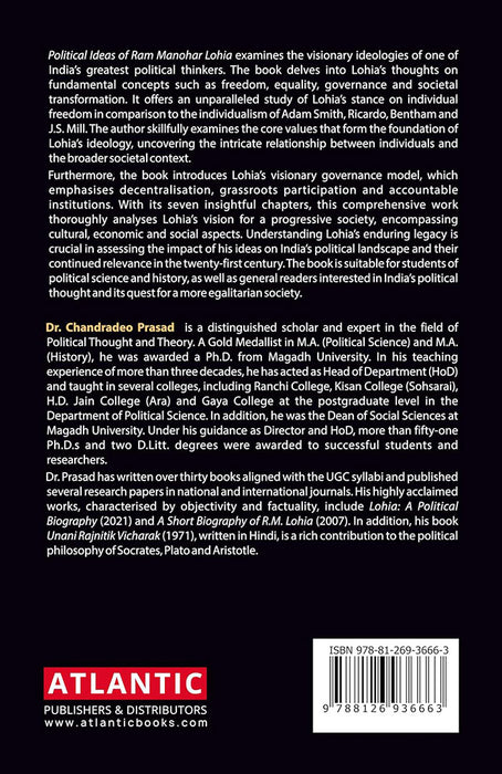 Political Ideas of Dr. Ram Manohar Lohia