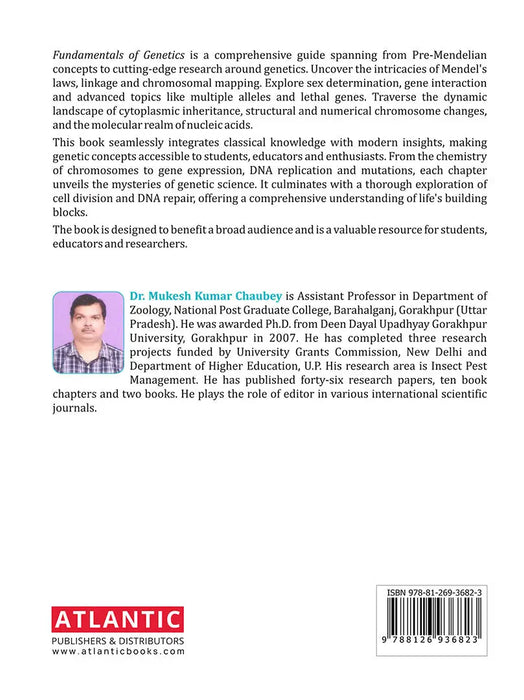 Fundamentals Of Genetics by Mukesh Kumar Chaubey