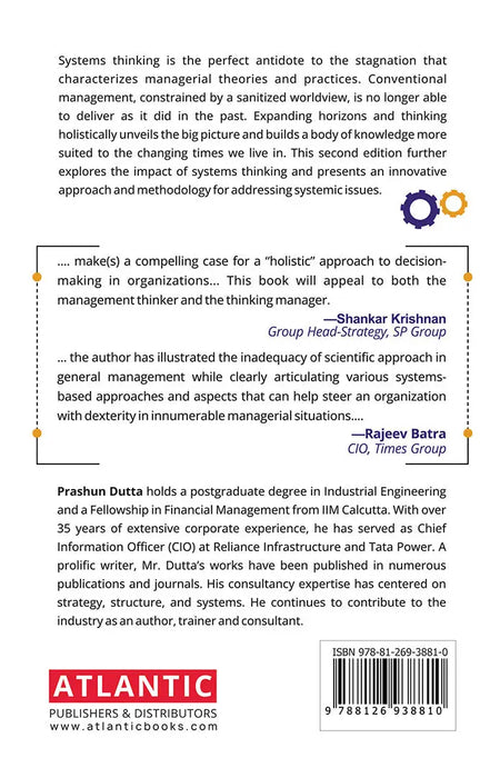 Systems Thinking for Effective Managers: The Road Less Travelled by Prashun Dutta