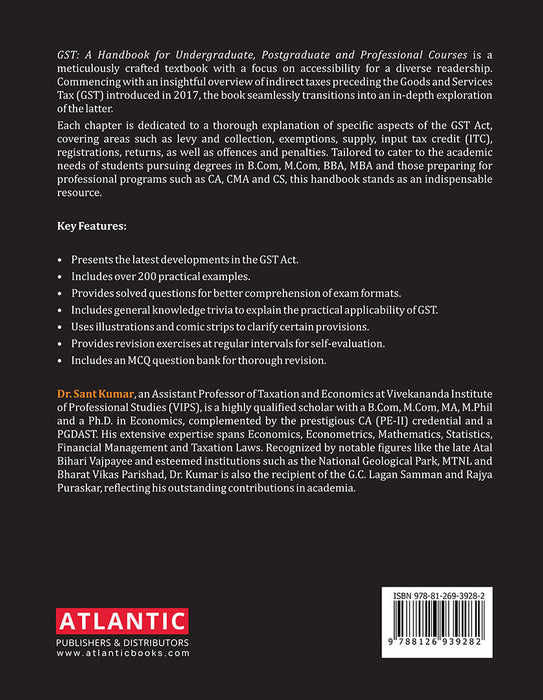 GST: A Handbook for UG, PG and Professional Courses