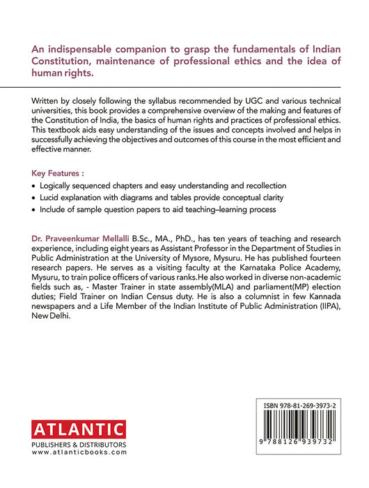 Constitution of India, Professional Ethics And Human Rights