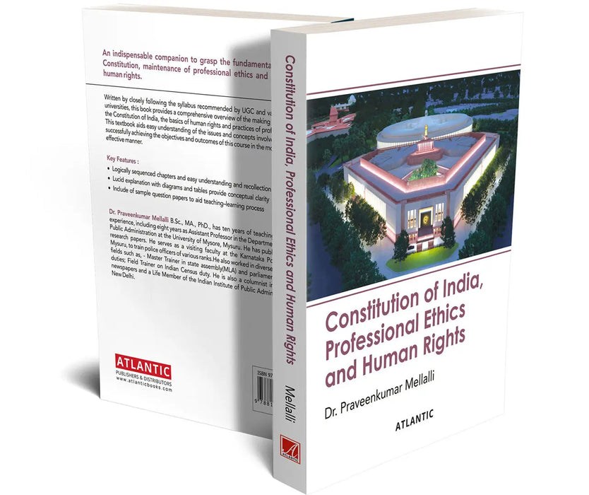 Constitution of India, Professional Ethics And Human Rights by Dr. Praveenkumar Mellalli