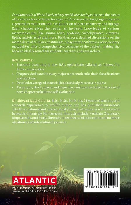 Fundamentals of Plant Biochemistry and Biotechnology by Shivani Jaggi Guleria