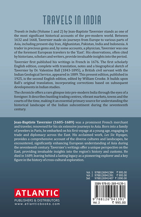 Travels In India: Jean-Baptiste Travernier (Vol. 2)